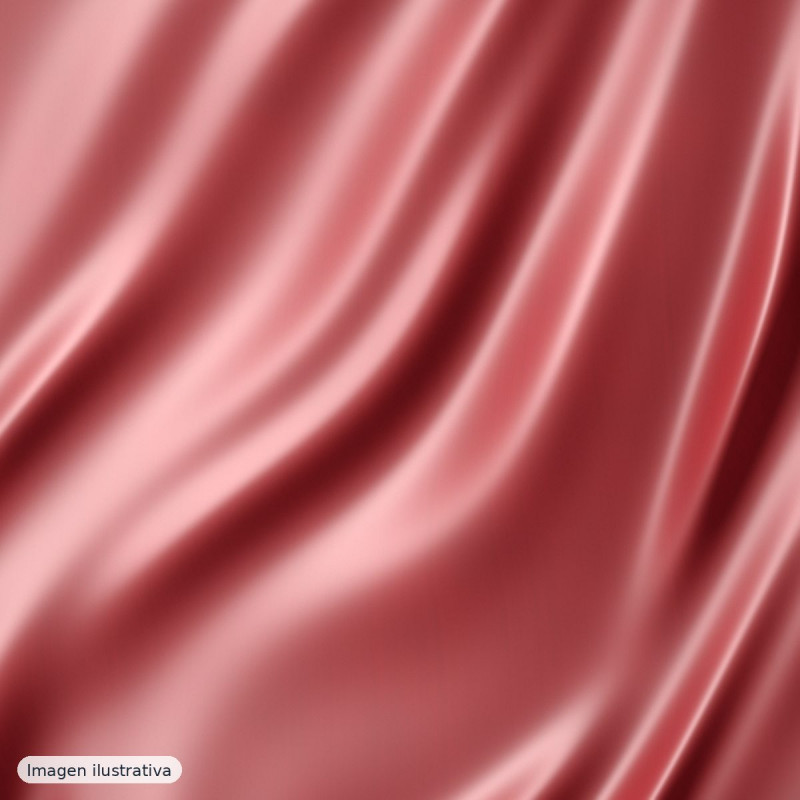 Satén plisado soleil rojo manzana — 100% poliéster