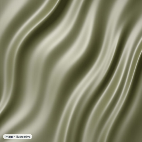 Satén plisado soleil verde oliva — 100% poliéster
