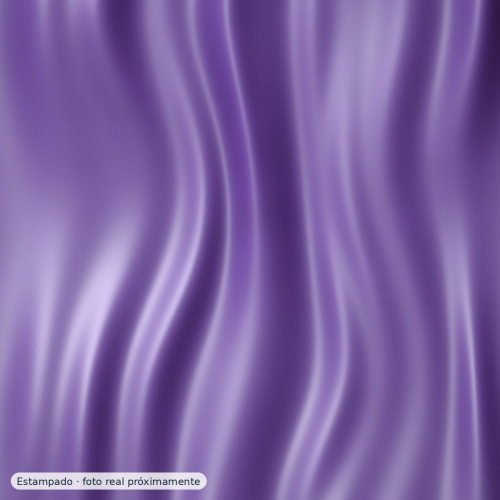 Satén seda malvas violeta estampado hecho en italia — 100% seda