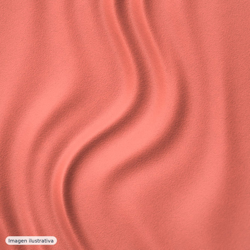 Seda rústica coral — 100% seda