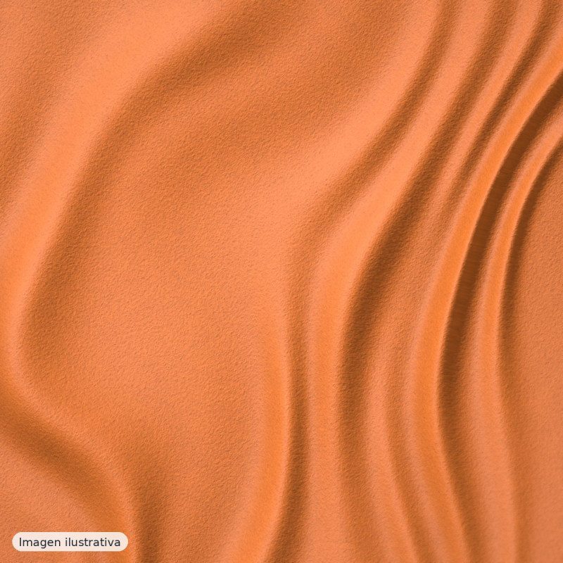Seda rústica naranja — 100% seda