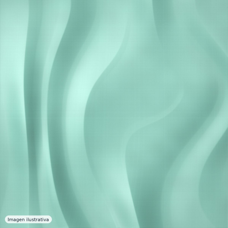 Tafetán color aguamarina — 100% poliéster