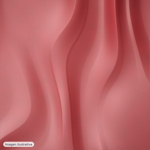 Tafetán liso rojo coral — 100% poliéster