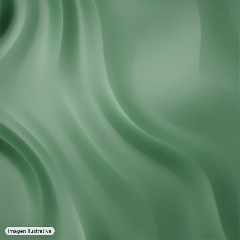 Tafetán liso verde canard — 100% poliéster