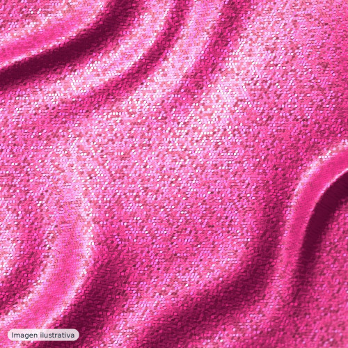 Terciopelo bordado con lentejuelas dalia fucsia — 100% poliéster