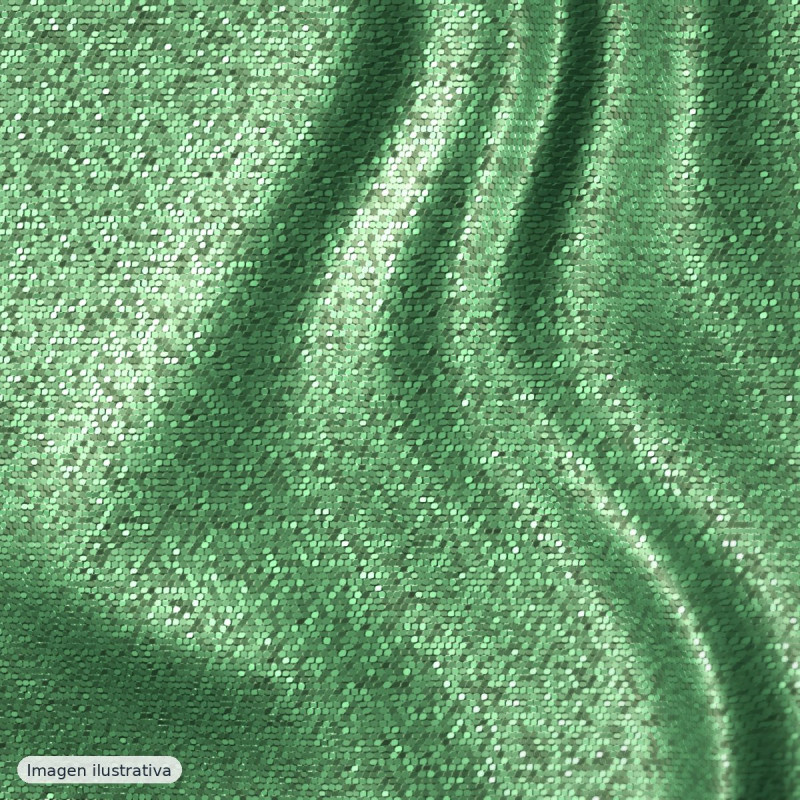 Terciopelo bordado con lentejuelas dalia verde oscuro — 100% poliéster