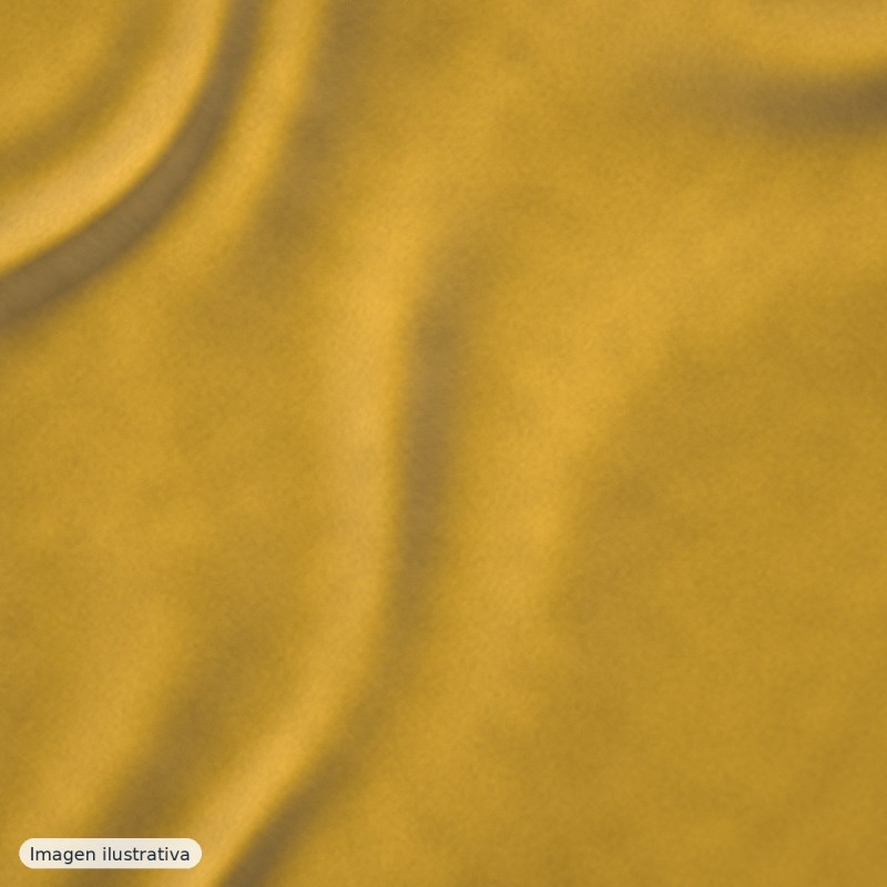 Terciopelo licra mostaza — 100% poliéster