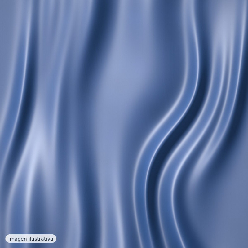Triacetato azul arrecife — 100% poliéster