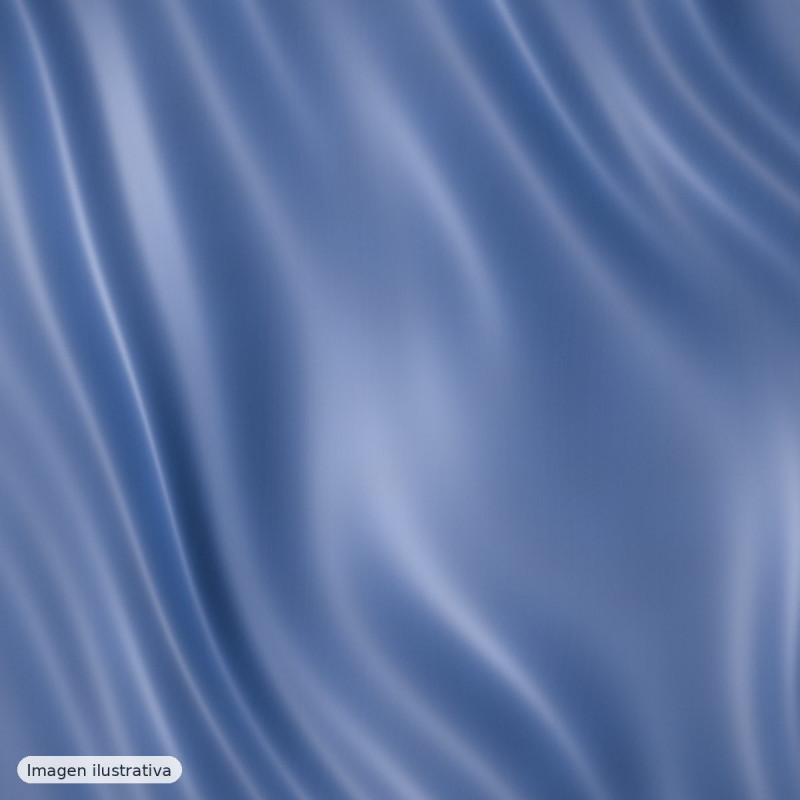 Triacetato azul celeste claro — 100% poliéster