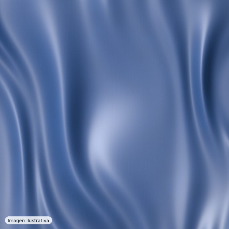 Triacetato azul empolvado — 100% poliéster