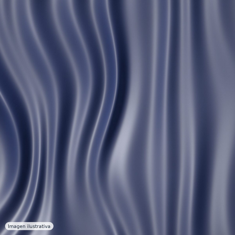 Triacetato color azul índigo — 100% poliéster