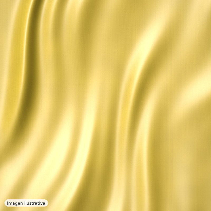 Triacetato satén amarillo lima — 51% acetato
