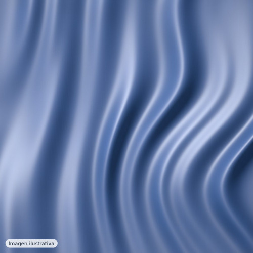Triacetato satén azul azafata — 51% acetato