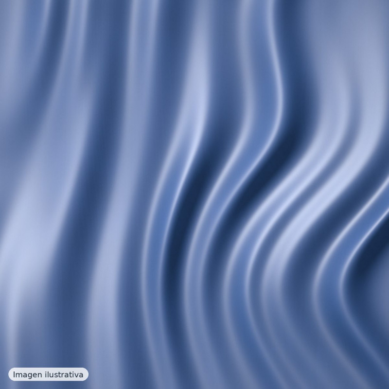 Triacetato satén azul azafata — 51% acetato
