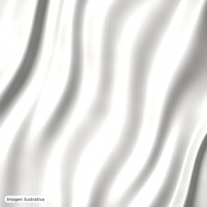 Triacetato satén blanco — 51% acetato