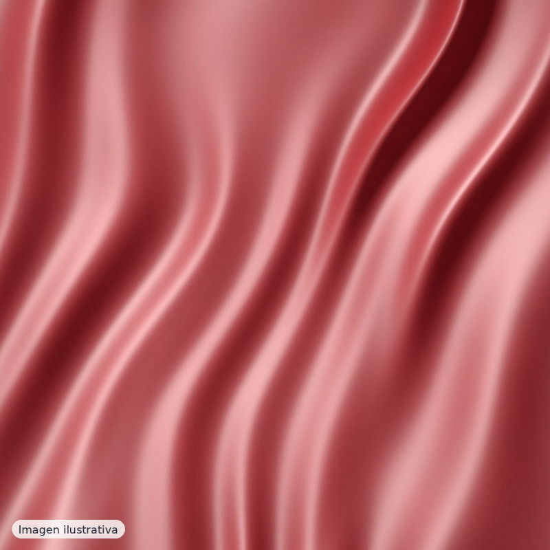 Triacetato satén rojo coral — 51% acetato