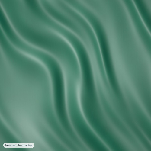 Triacetato satén verde esmeralda — 51% acetato