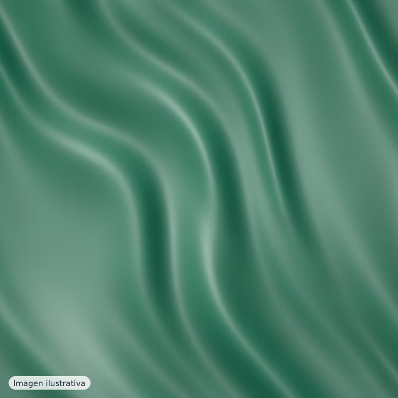 Triacetato satén verde esmeralda — 51% acetato