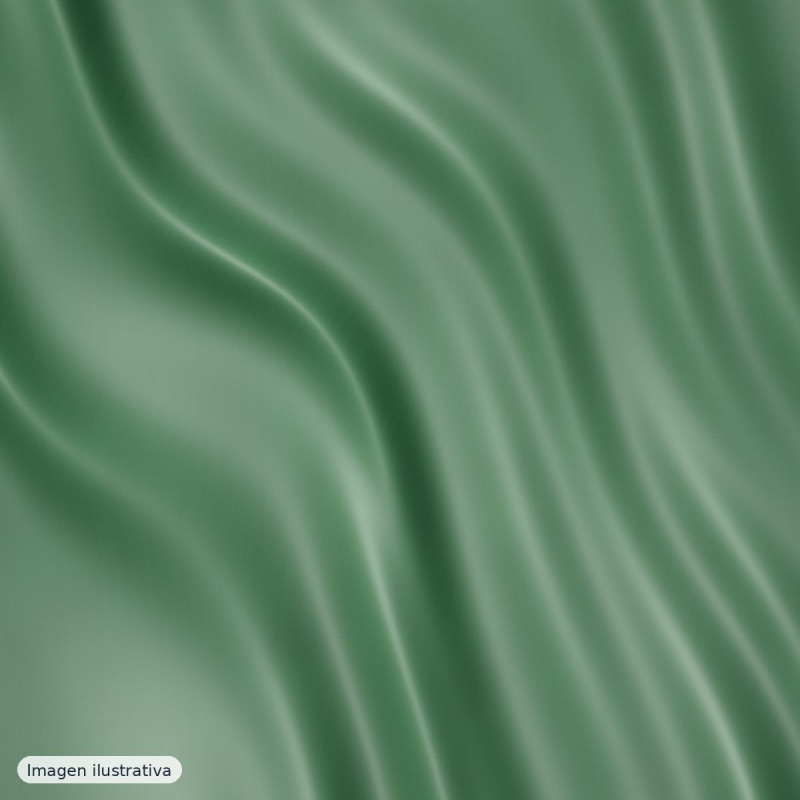 Triacetato satén verde jade — 51% acetato