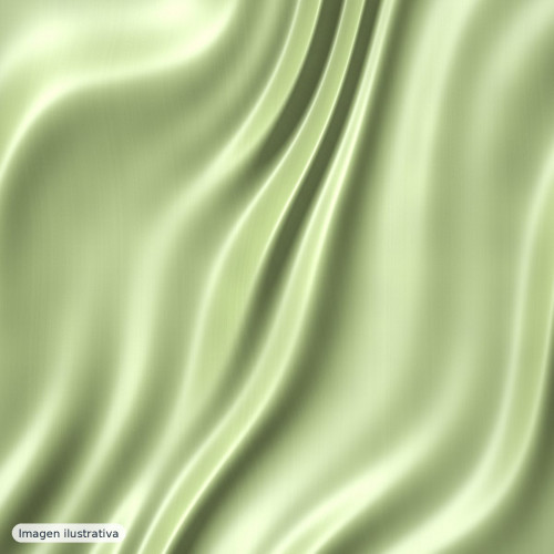 Triacetato satén verde pistacho — 51% acetato