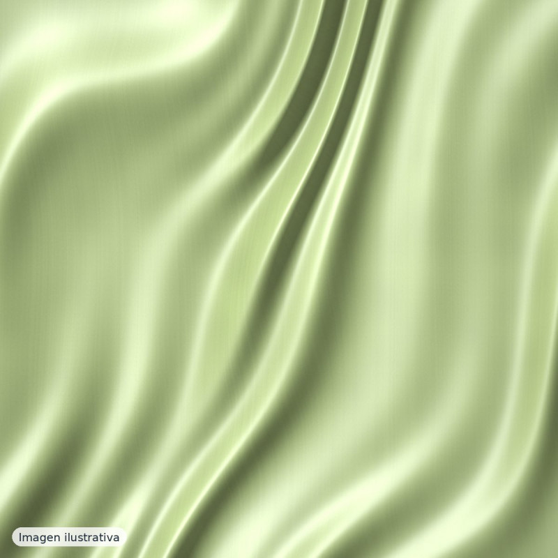 Triacetato satén verde pistacho — 51% acetato