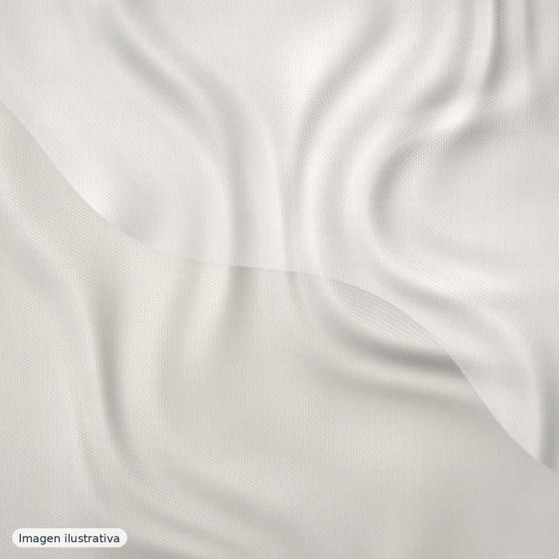 Tul elástico blanco efecto gotas de agua — 92% poliamida