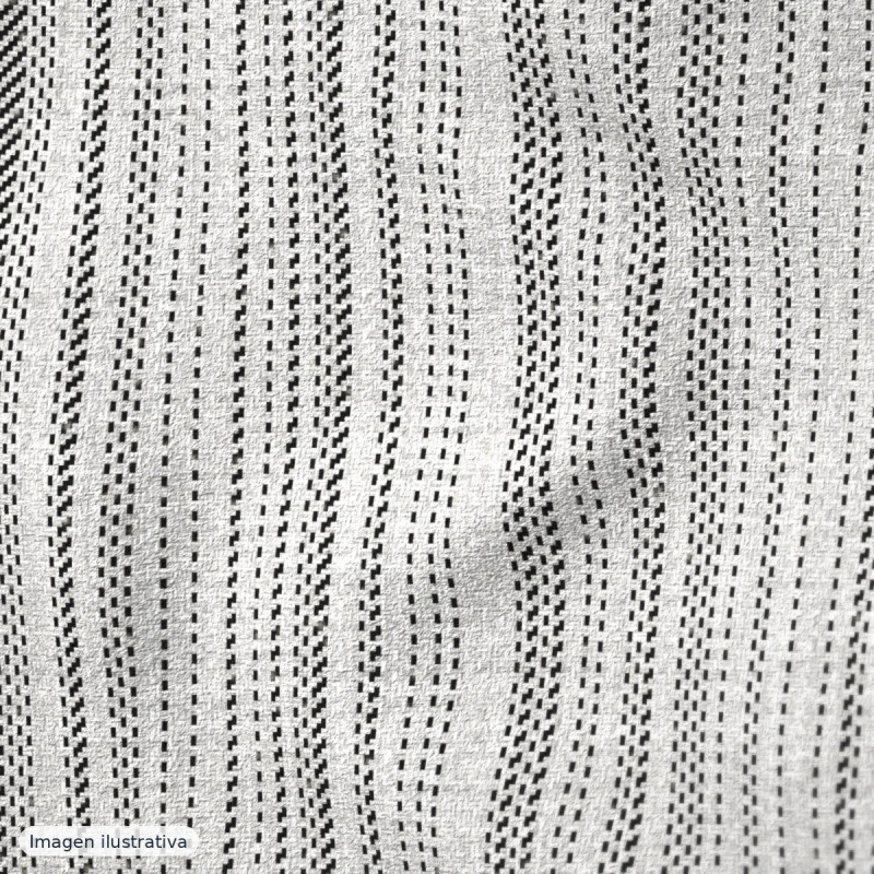 Tweed de lana blanco — 50% lana