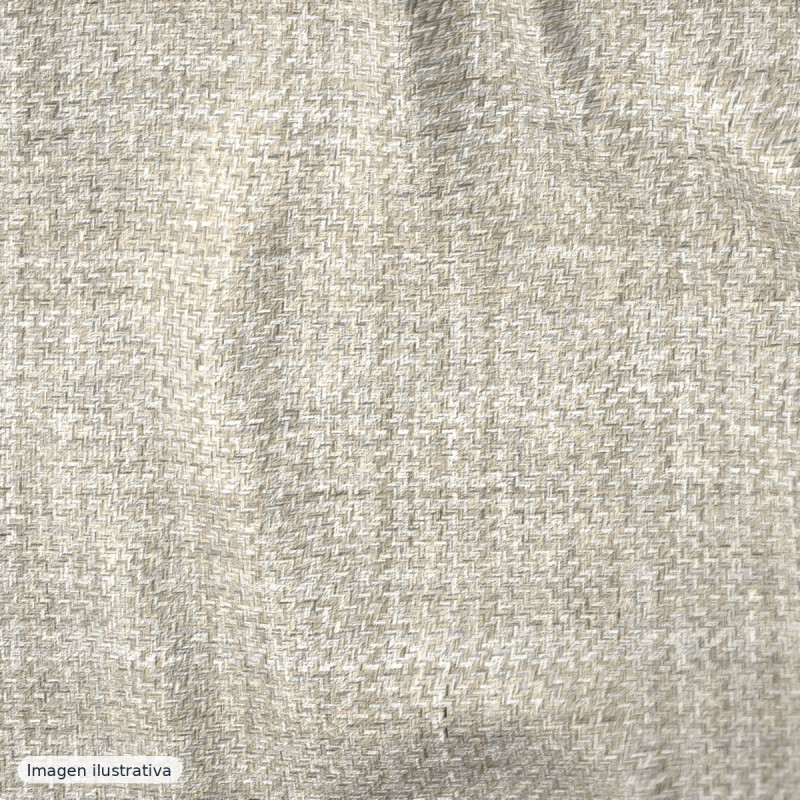 Tweed de lana blanco crudo — 65% lana
