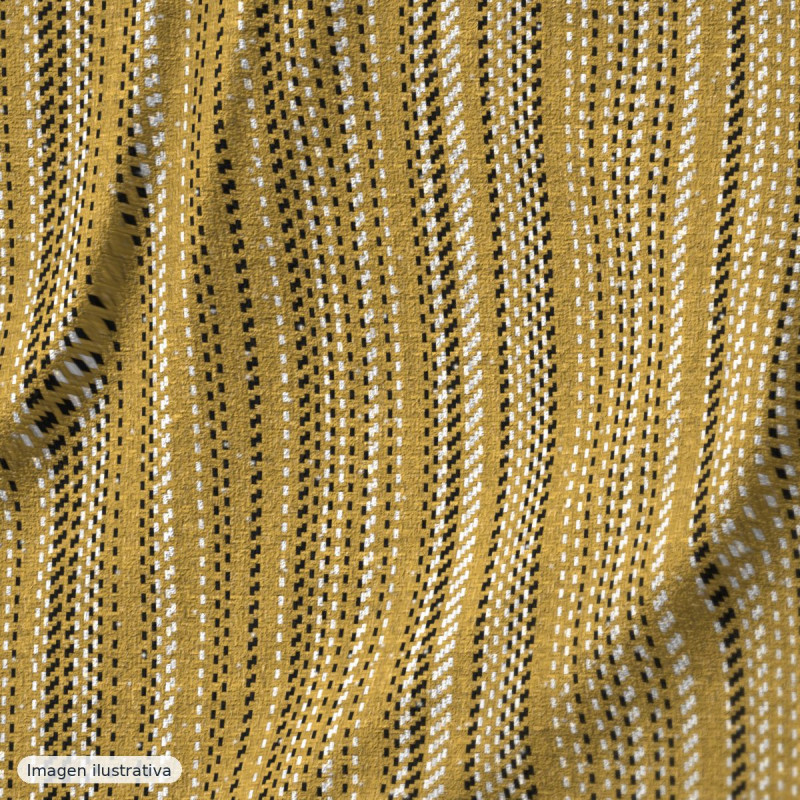 Tweed de lana Lumi re ébano con lúrex dorado — 65% lana
