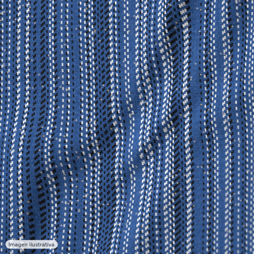 Tweed y tweed azul prusia — 80% viscosa