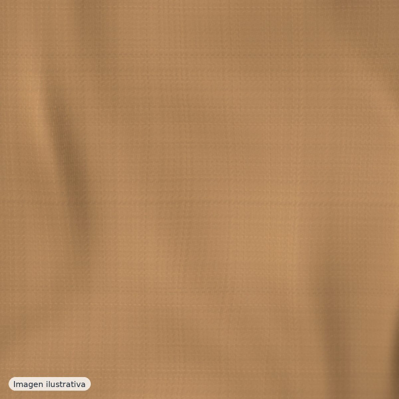 Twill cotón liso camel — 50% poliéster