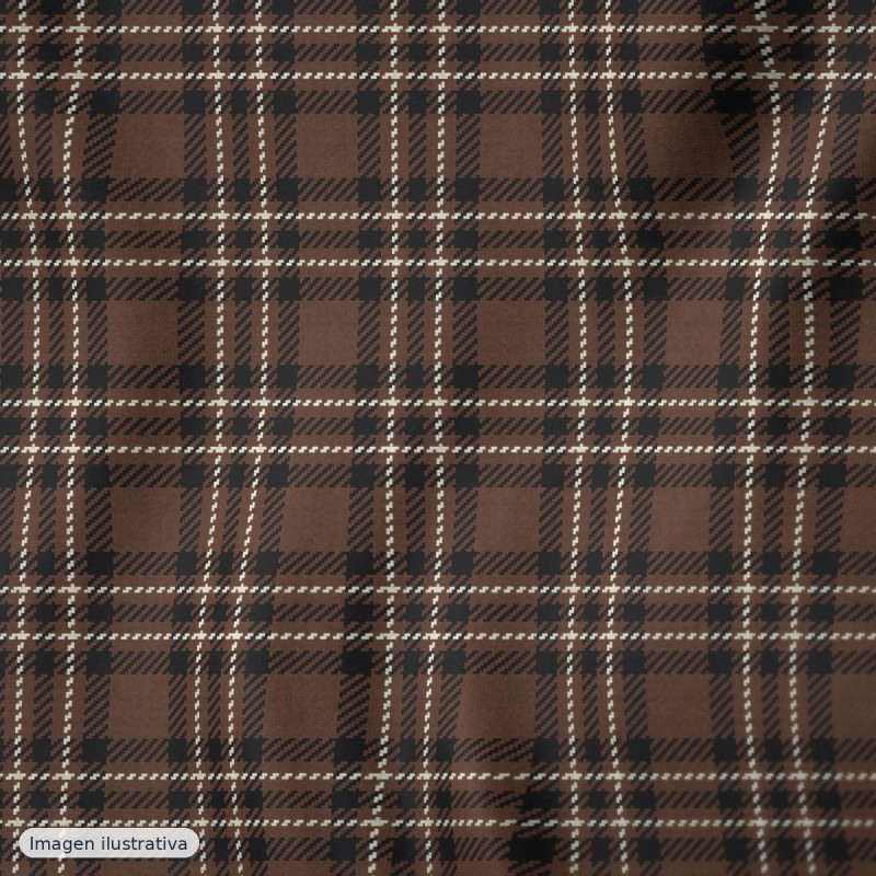 Viella de cuadros estilo burberry