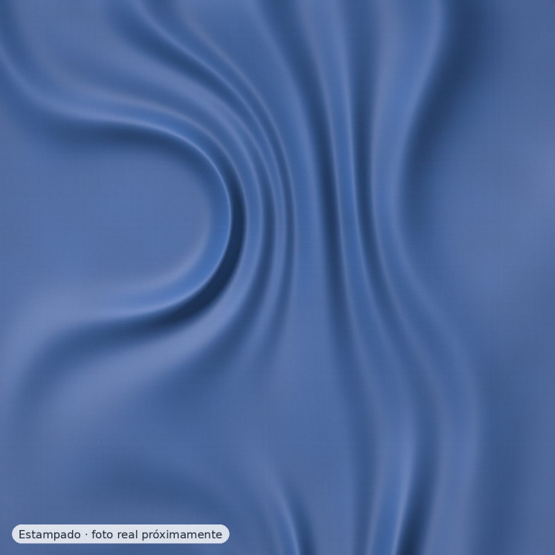 Viscosa estampado palmas azules — 100% viscosa