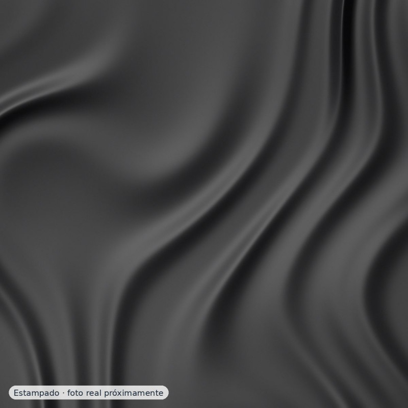 Viscosa satén estampado flores sombra negro — 100% viscosa