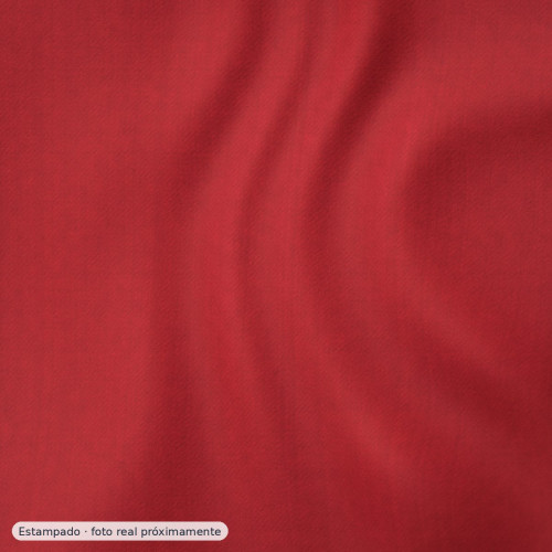 Viyela estampada florecitas rojo y granate — 100% algodón