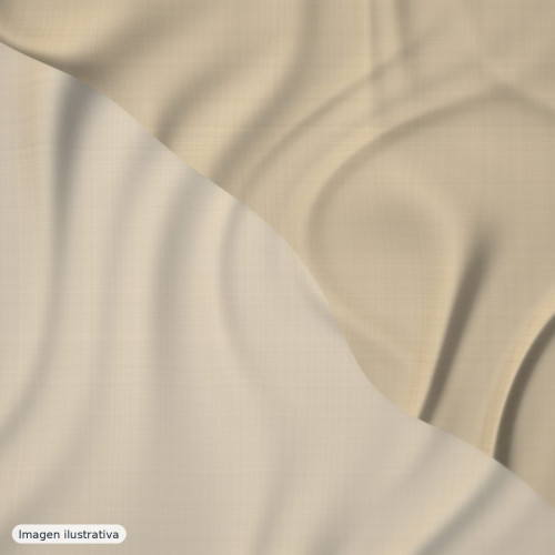 Voile beige orgánico — 100% algodón