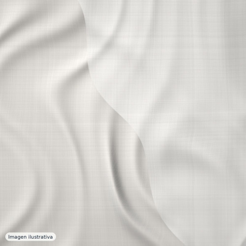Voile blanco orgánico — 100% algodón