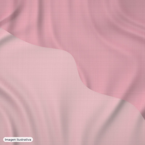 Voile liso rosa — 65% poliéster