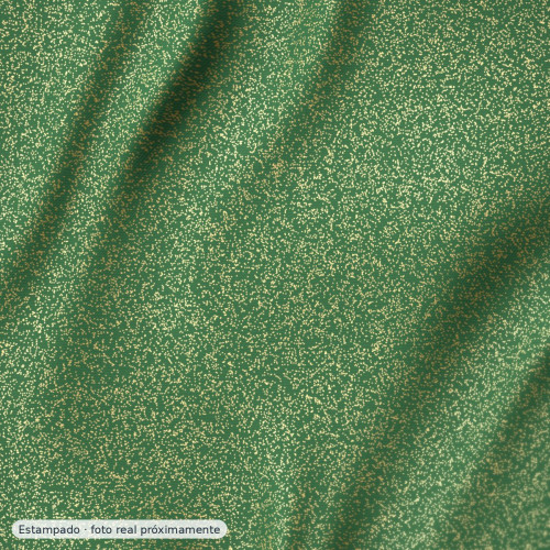 Wax lúrex étnica verde turquesa oro — 100% algodón