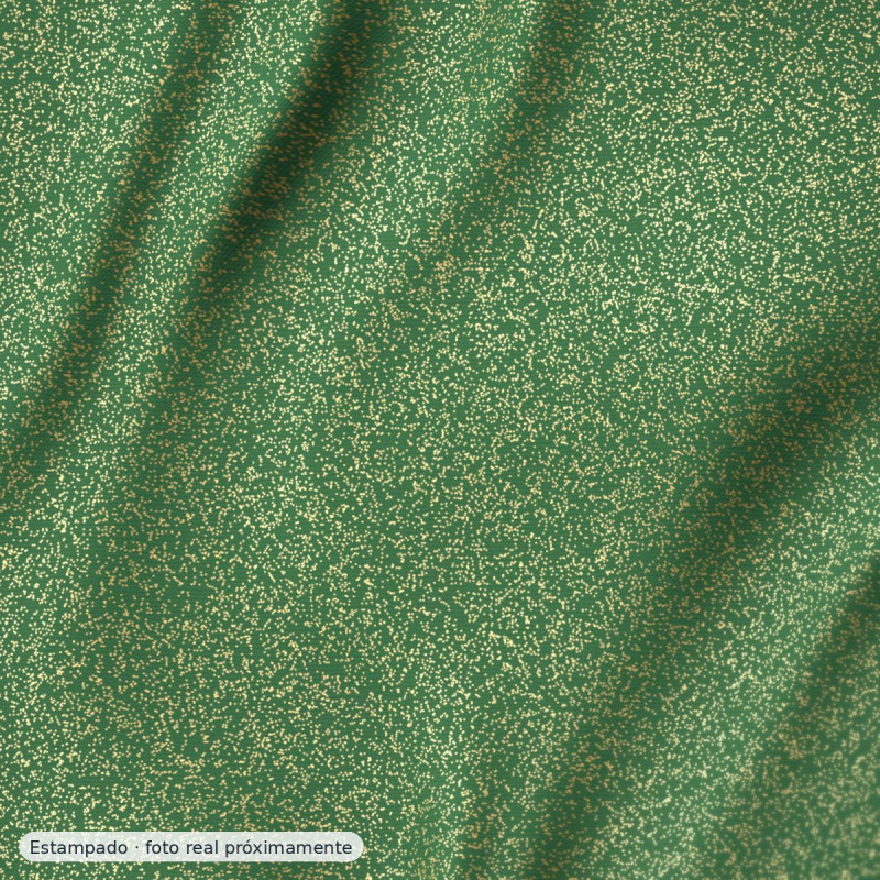 Wax lúrex étnica verde turquesa oro — 100% algodón